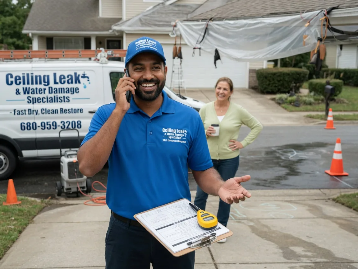 Ceiling Leak Cleanup Elliott, SC FAQs
